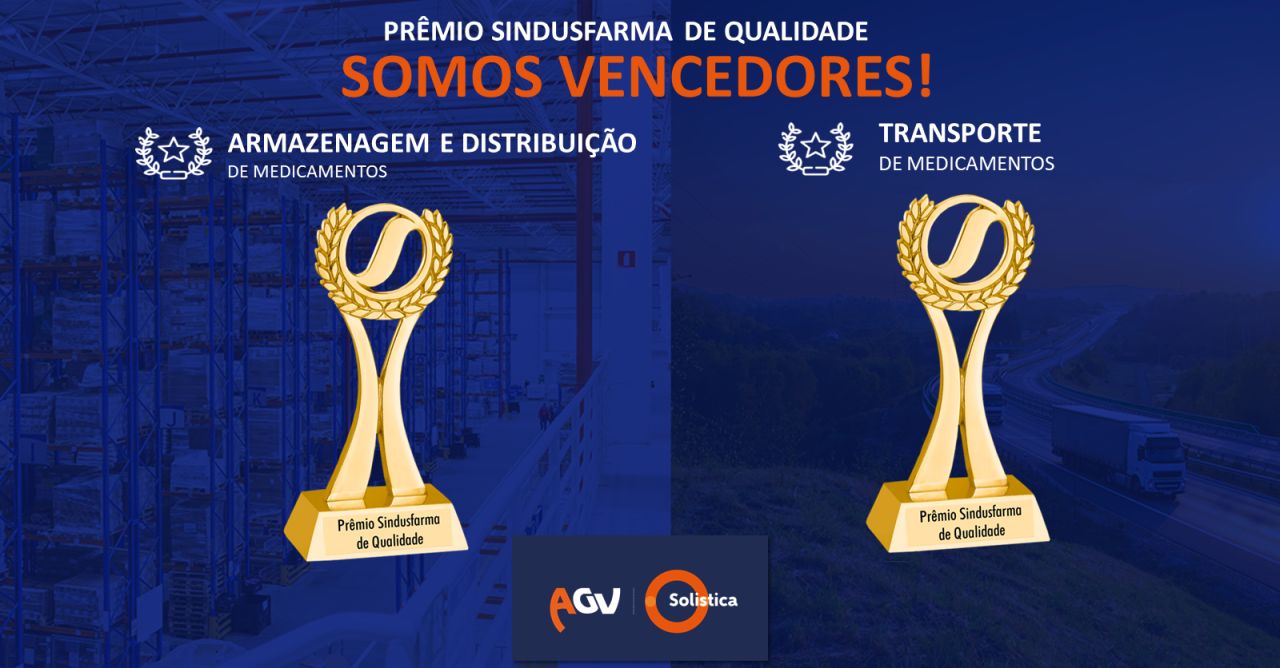  AGV Health & Nutrition, agora integrada à Solistica, uma das fundadoras da ABOL, é destaque em premiação da indústria farmacêutica