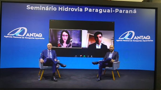  ANTAQ apresenta em seminário virtual internacional estudo sobre a Hidrovia Paraguai-Paraná