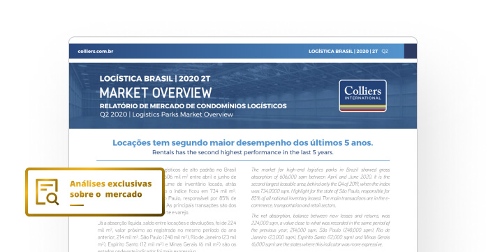  Relatório de Mercado de Condomínios Logísticos 2º trimestre 2020