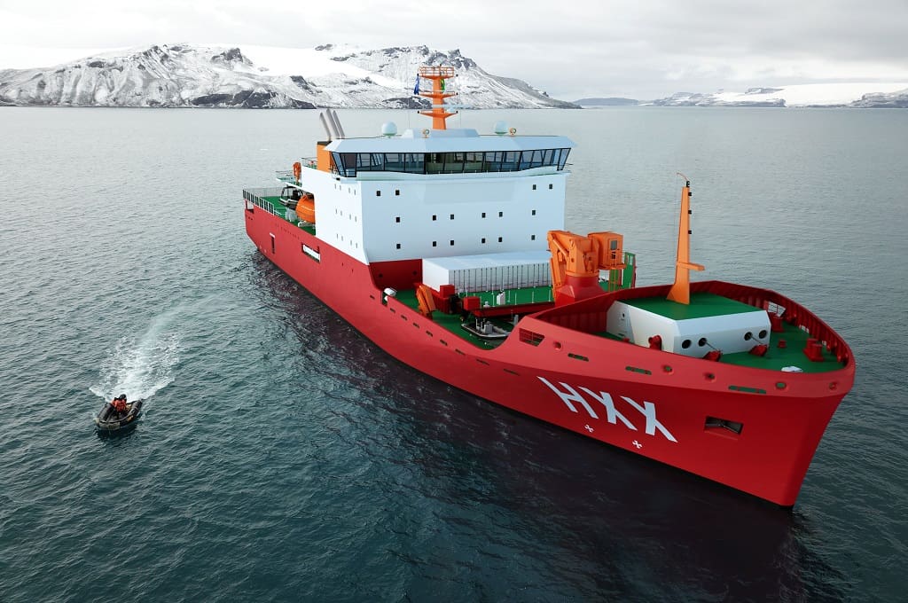  Wilson Sons e Damen entram na concorrência para construir navio de apoio antártico