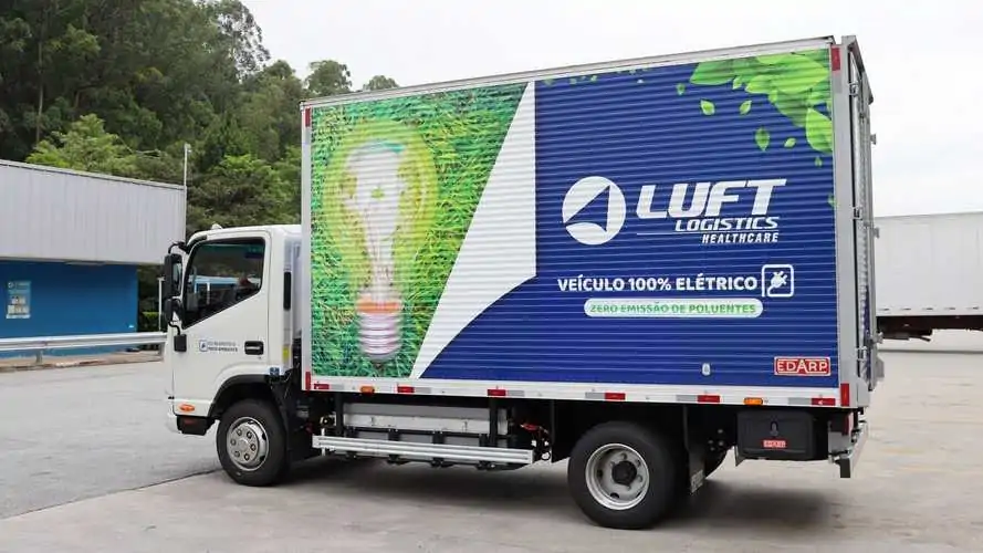  Luft Logistics inicia operações com caminhão 100% elétrico