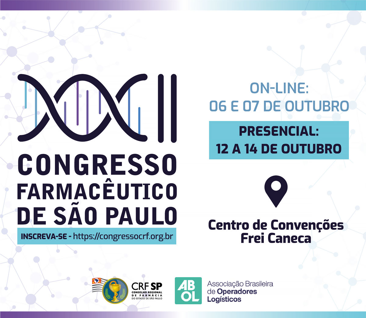  ABOL estará presente no XXII Congresso Farmacêutico de São Paulo