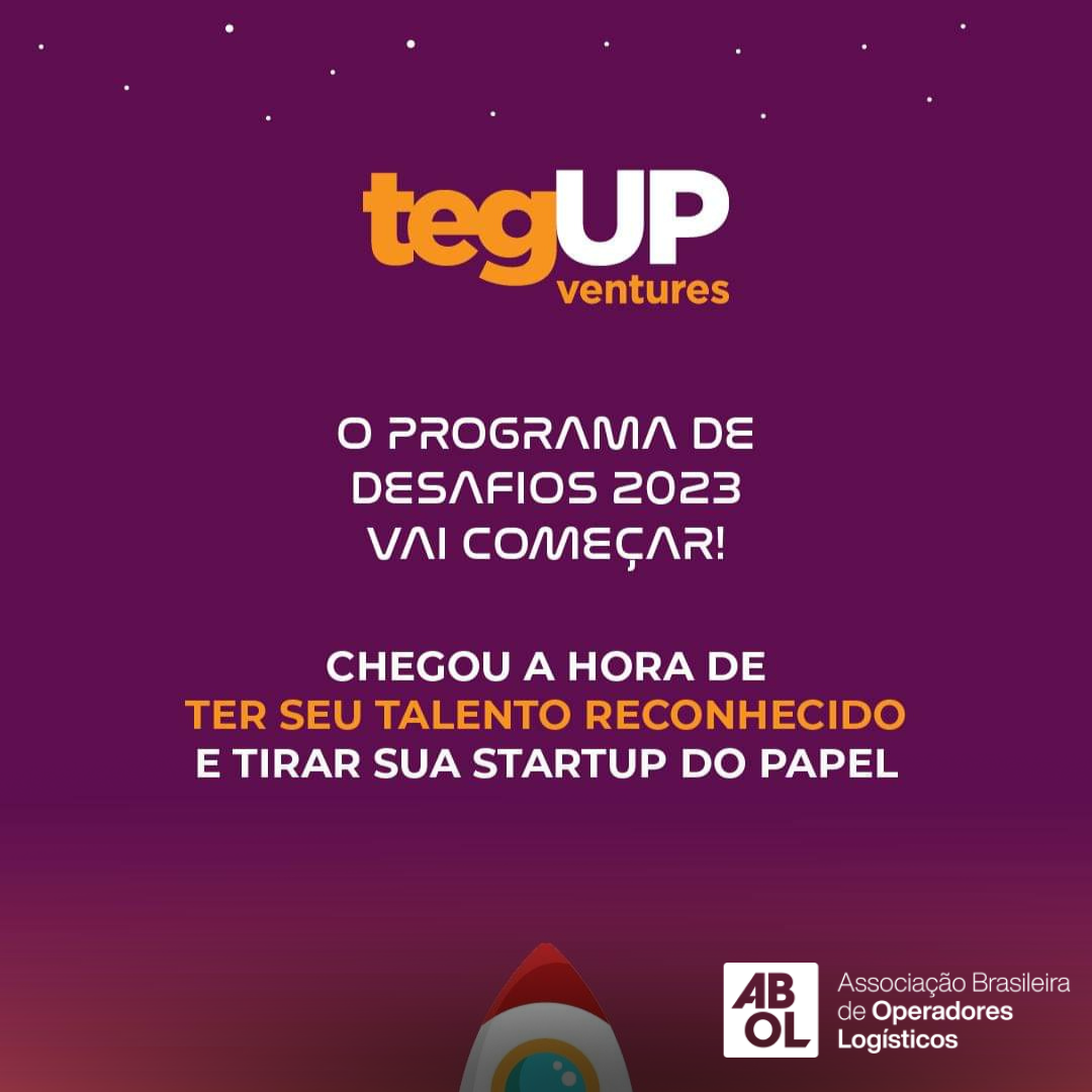  TegUP abre inscrições para o Programa de Desafios 2023 para startups da área de logística