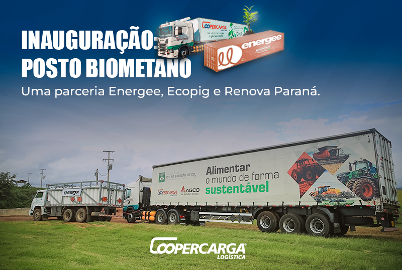  Coopercarga inaugura posto de abastecimento de biometano em Carambeí/PR