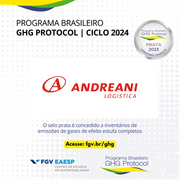  Andreani conquista selo de excelência do Programa da FGV