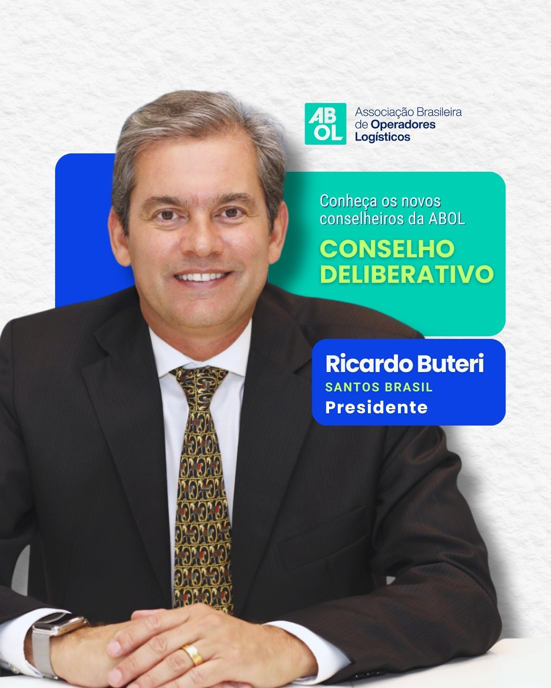 Ricardo Buteri, COO da Santos Brasil, assume presidência do Conselho Deliberativo da ABOL