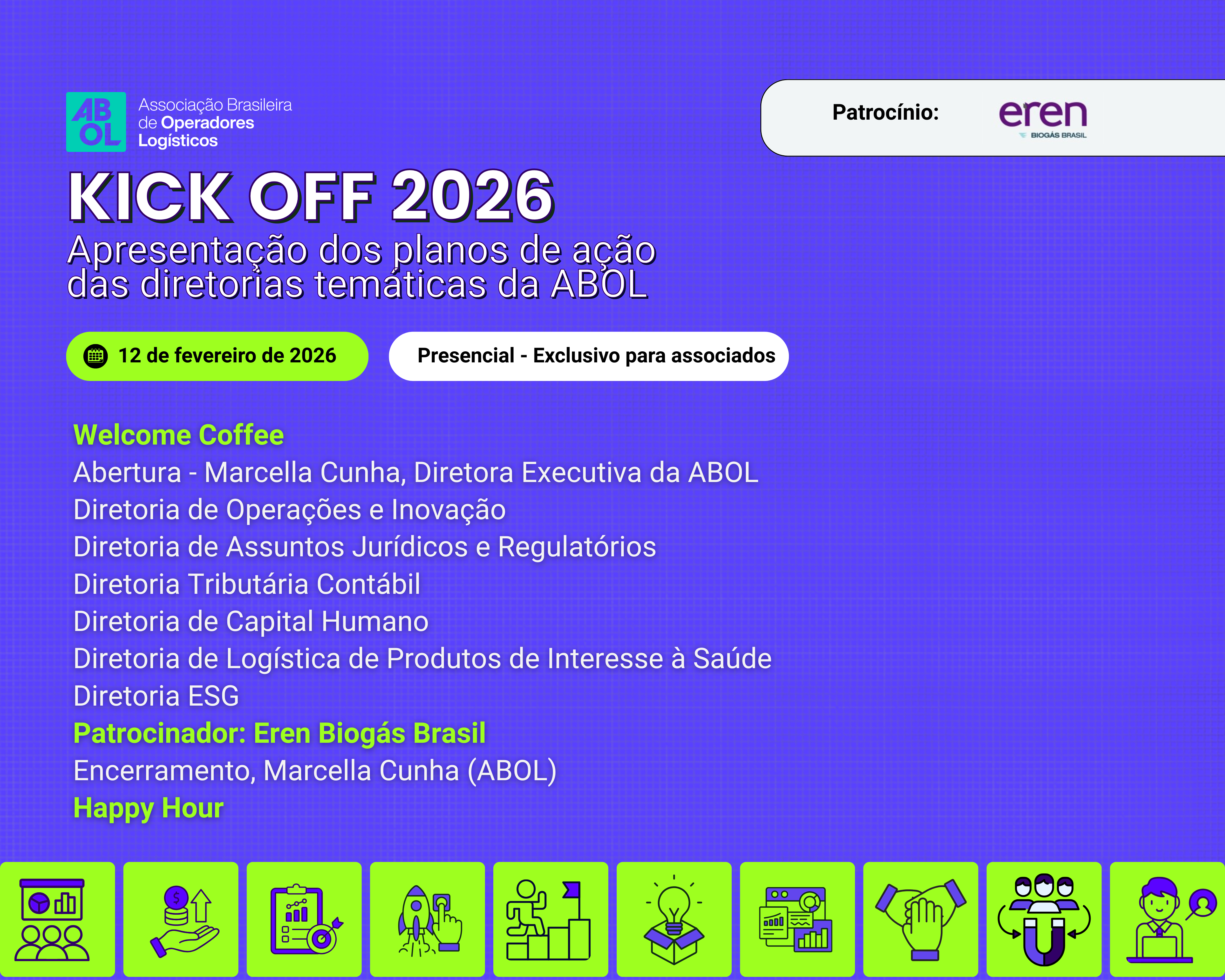  ABOL apresenta prioridades logísticas para 2026