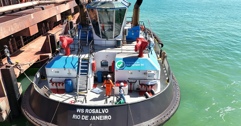  Wilson Sons testa biocombustível da Be8 em rebocadores no Porto do Açu