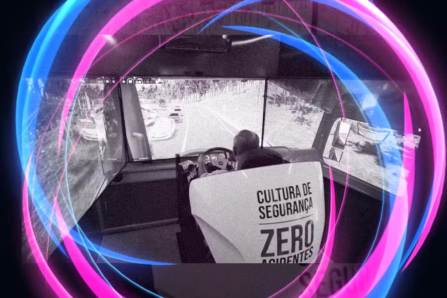 JSL usa simulador para treinar motoristas e reduzir índice de acidentes nas estradas do país